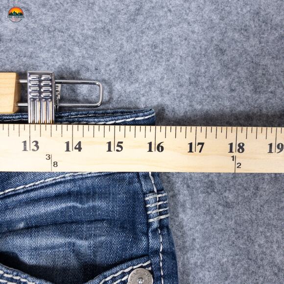 Big Star Vintage Collection Liv Slim Bootcut Leg Jeans Blue Denim Women's 28 - Picture 6 of 16